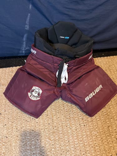 Intermediate Medium Bauer custom Hockey Goalie Pants (Used)