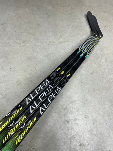 3 Pack 110 Flex P92 Senior Warrior Alpha DX Pro Left Hand Hockey Stick (New) Pro Stock