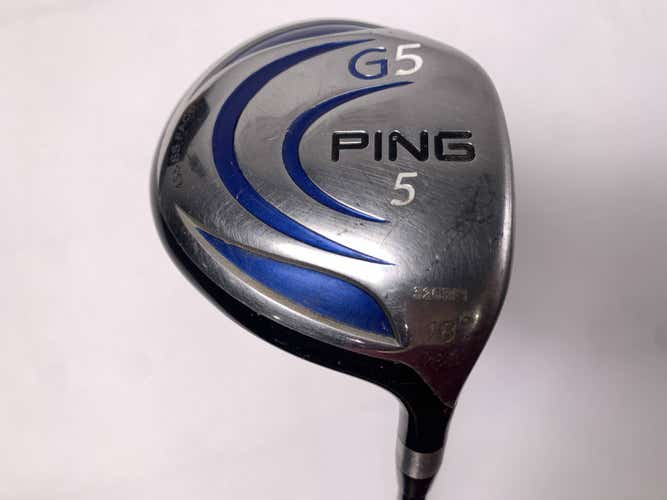 Ping G5 5 Fairway Wood 18* Grafalloy Pro Launch Red Regular Graphite Mens RH