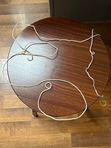 Used Lacrosse goalie mesh and sidewall/top strings