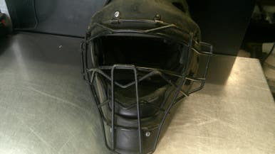 Used Champro CATCHERS MASK Catchers Helmet w/Mask Black SM 11868-S000068136