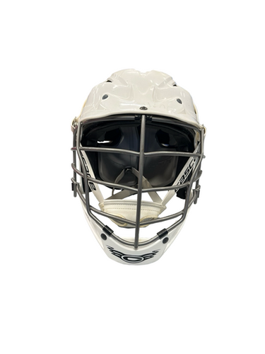 Used Cascade CPVR Lacrosse Helmet White Fits all 11682-S000127598