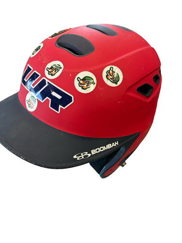 Used BoomBah BOOMBAH HELMET Batting Helmet No Mask Red MD 11682-S000129421
