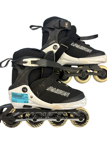 Used PAPAISON ROLLERBLADES Senior Rec Fitness Skates Black Senior 6 11682-S000129424