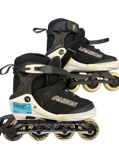 Used PAPAISON ROLLERBLADES Senior Rec Fitness Skates Black Senior 6 11682-S000129424