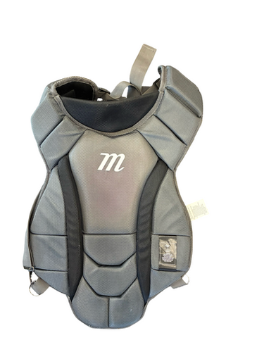 Used Marucci CHEST PROTECTOR Catchers Chest Protector Grey Intermed 11682-S000129436