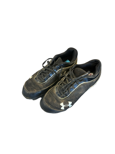 Used Under Armour CLEATS BB/SB Cleats Black Junior 05 11682-S000129751