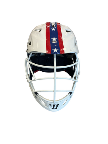Used Warrior EVO Lacrosse Helmet White One Size 11682-S000129822