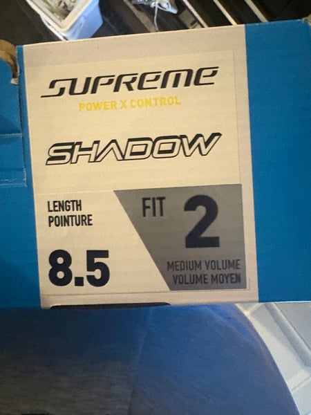 Black 2024 Bauer Supreme Shadow Hockey Skates 8.5 (Used)