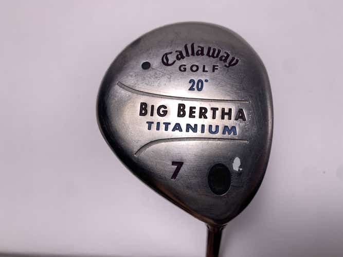 Callaway Big Bertha Titanium 7 Fairway Wood 20* Big Bertha Gems 55 55g Ladies RH