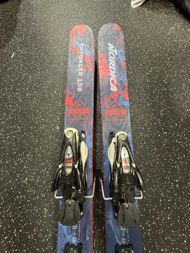 Used Nordica ENFORCER Mens DH Ski/Binding Red 177 cm 11849-S000038428