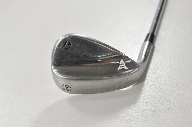 LEFT HANDED TaylorMade Milled Grind Chrome 2025 60*-10 Wedge KBS Steel # 214812