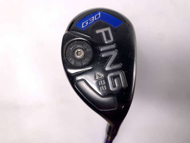Ping G30 4 Hybrid 22* TFC 419 Stiff Graphite Mens RH