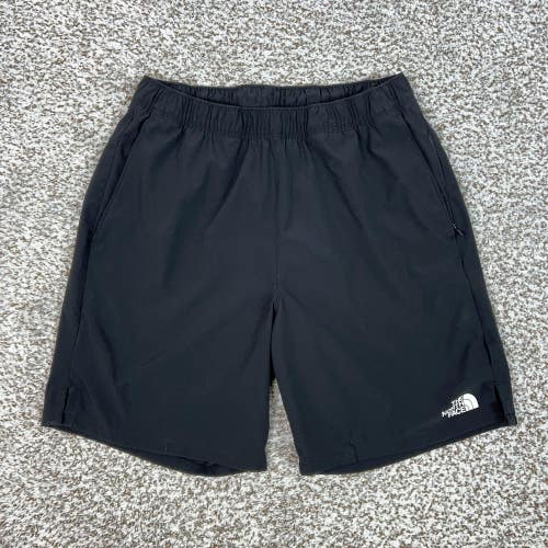 North Face Shorts Mens Small Black Athletic Running Hiking Gym Pockets Gorp