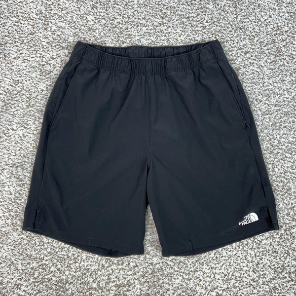 North Face Shorts Mens Small Black Athletic Running Hiking Gym Pockets Gorp