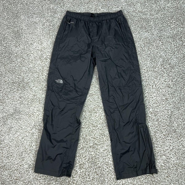 North Face Pants Womens Large Black HyVent 2.5L Waterproof Rain Hiking
