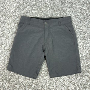 Kuhl Shorts Mens 34 Gray Stretch Hiking Shift Amphibia Outdoor Lightweight Gorp