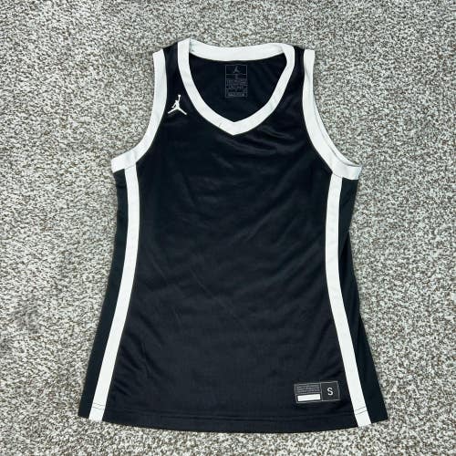 Jordan Tank Top Womens Small Black Dri-FIT Basketball Jersey Gym Workout