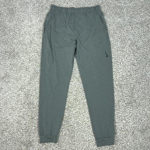 Nike Pants Mens Large Tall LT Gray Yoga Dri-FIT Joggers Stretch Athletic