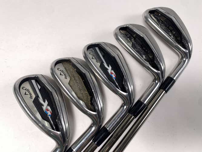 Callaway XR Iron Set 6-PW UST Mamiya Recoil 460 F4 Stiff RH +1/2''