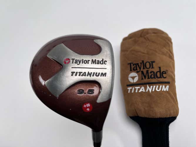 TaylorMade Ti Bubble Driver 9.5* Bubble S-90 Plus Stiff Graphite Mens RH HC