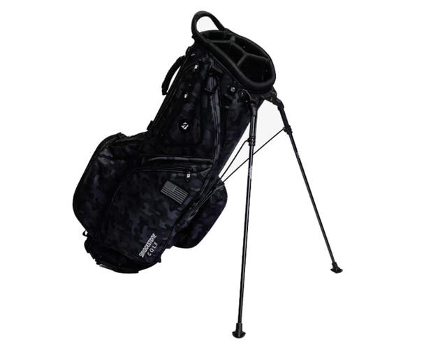 NEW Bridgestone Gambler Lightweight Urban Camo 4-Way Stand/Carry Bag