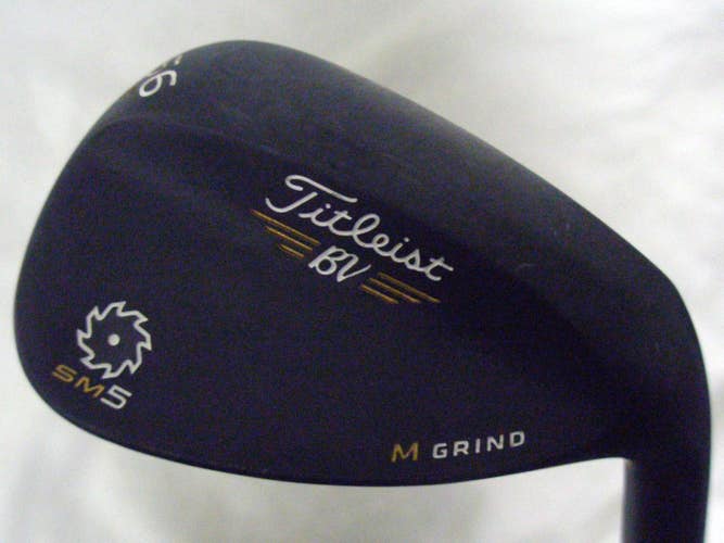 Titleist Vokey SM5 Sand Wedge 56* 10* (Raw Black, M Grind, Steel) SW