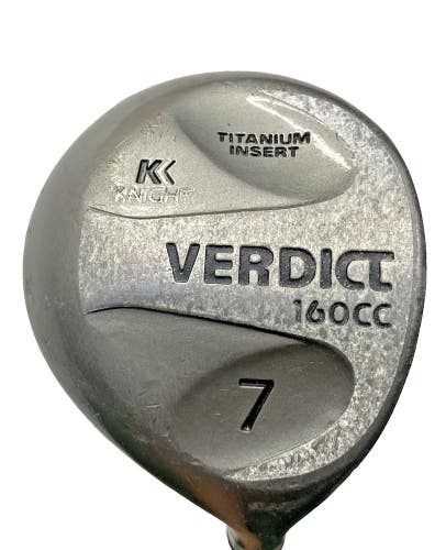 Knight Golf Verdict 160cc 7 Wood RH Men's Power Wave STS Regular Graphite 41"