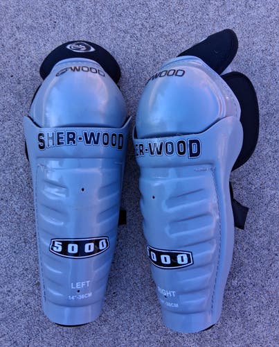 Senior Sher-Wood 5000 14" Shin Pads (Used)