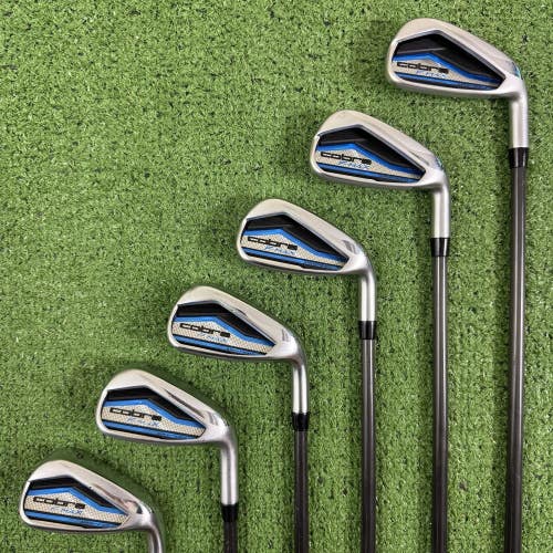 Cobra F Max Airspeed Iron Set 5-PW Graphite 45g Lite Senior Flex RH