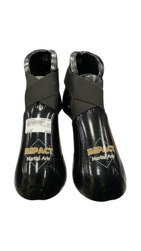 Used IMPACT Martial Arts Foot Pads Black MD 11859-S000029763