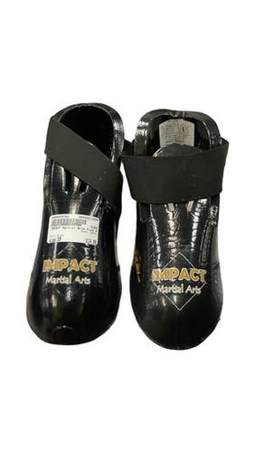 Used IMPACT Martial Arts Foot Pads Black SM 11859-S000029762