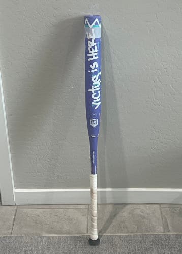VICTUS VANDALIZED PURPLE 2PC END LOADED 12.5" USA SLOWPITCH SOFTBALL BAT. 27 OUNCES. BIG BOY LOAD