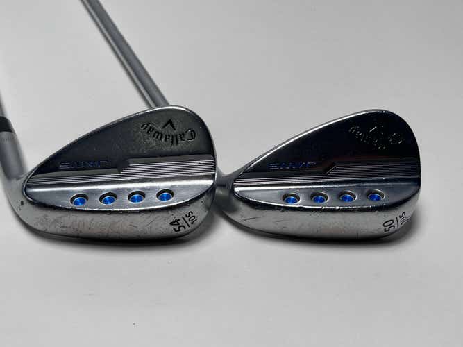 Callaway Jaws MD5 Platinum Chrome Wedge Set 50* 10 54* 10 S200 115g Steel RH