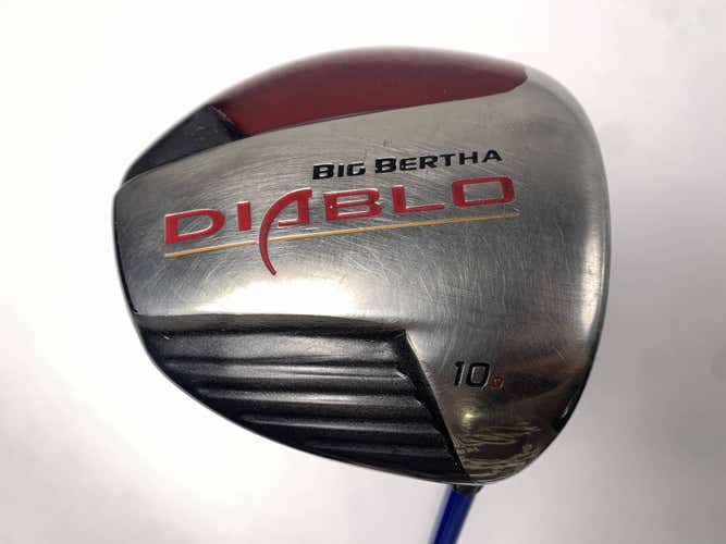 Callaway Big Bertha Diablo Driver 10* Pro Launch Blue 75g Extra Stiff RH