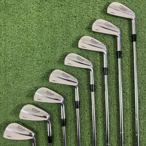 Titleist 690 MB Forged Iron Set 3-PW True Temper Dynamic Gold S300 Stiff Flex