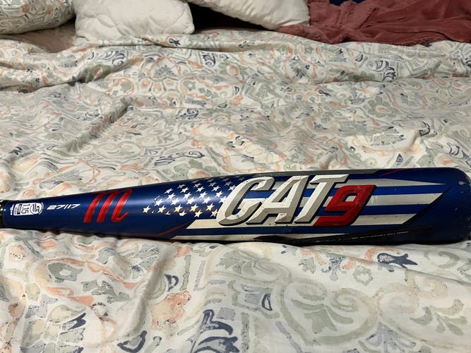 2021 Marucci CAT9 Pastime Alloy USSSA Certified Bat JBB (-10) 17 oz 27" (Used) Brand New Grip