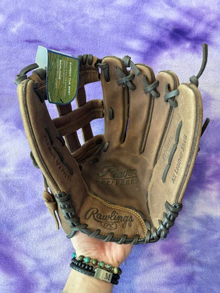GL-130 Baseball Handschoen, echt leer, Wedstrijd, Outfield & Softball