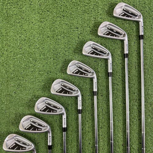Ping i20 Iron Set 4-PW UW Black Dot Steel CFS Stiff Flex Right Handed