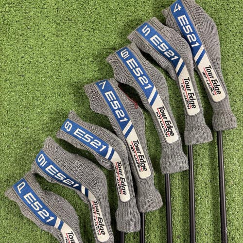 Tour Edge Hot Launch Iron Wood E521 Hybrid Iron Set 4-PW Aldila Rogue Regular