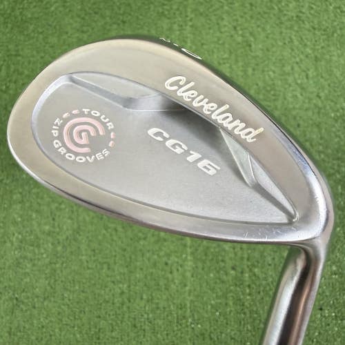 Cleveland CG16 Tour Zip Grooves Lob Wedge 60 12 Chrome Womens Ladies Flex 50g
