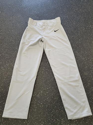 Used Nike BASEBALL PANTS BB/SB Pant Boys Grey LG 11849-S000038391