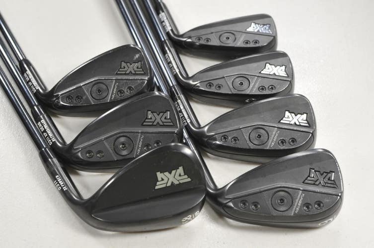 PXG Gen6 0311 P Double Black 6-W,GW,58* Iron Set Regular Flex Graphite # 212275