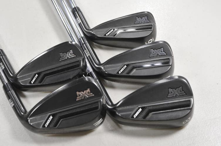 PXG 0211 XCOR2 Xtreme Dark Black 6-W Iron Set Stiff Elevate Tour Steel #214926