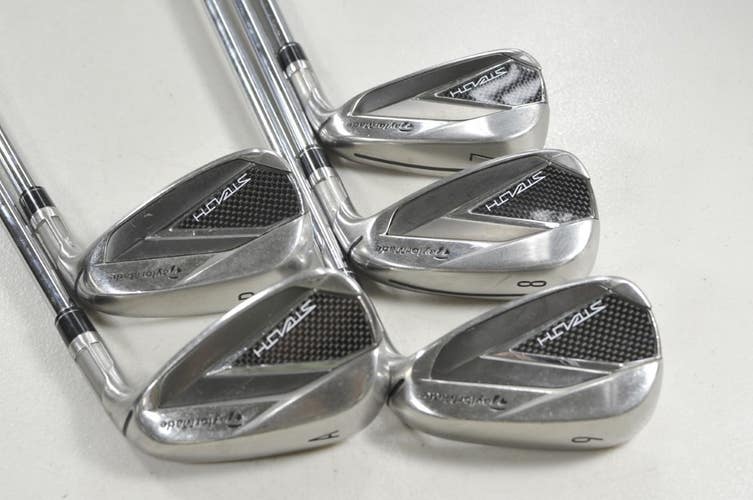 TaylorMade Stealth 7-PW,AW Iron Set Regular Flex Right KBS MAX MT Steel # 214908