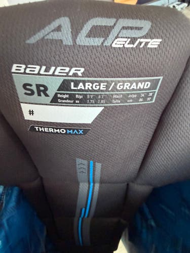 Large Bauer Supreme ACP Elite Girdle Pro Stock (New)