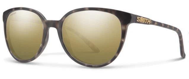 New Smith Optics Cheetah Sunglasses Matte Ash Tort Polarized Gold Mirror Lens