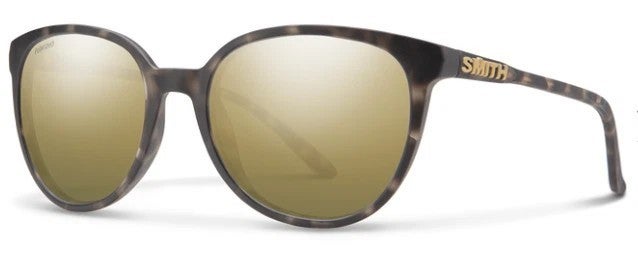 New Smith Optics Cheetah Sunglasses Matte Ash Tort Polarized Gold Mirror Lens