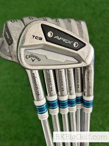 Callaway Apex 24 TCB Limited Edition Raw Forged Iron Set
