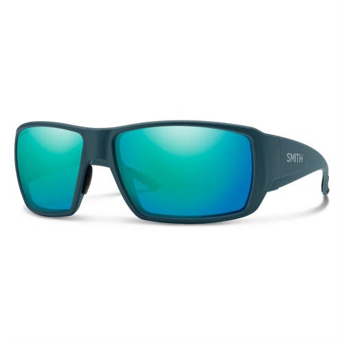 Smith Guide's Choice XL Sunglasses, Matte Pacific Polarized Opal Mirror Lenses